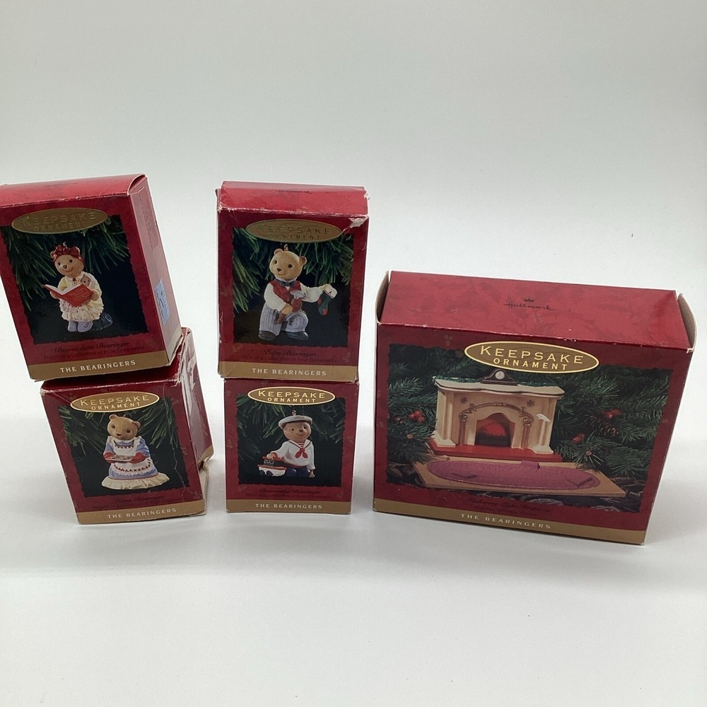 Hallmark Keepsake 1993 The Night Before Christmas Teddy Bear Light Up Ornament - Picture 12 of 14